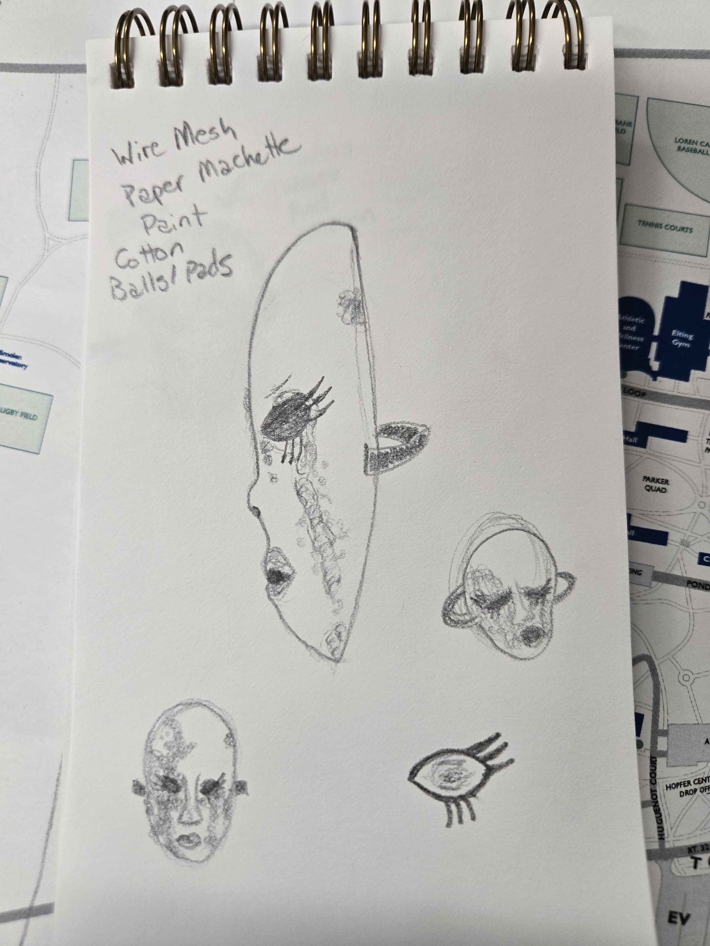 Masks sketch 1